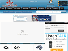 Tablet Screenshot of marinemonster.com
